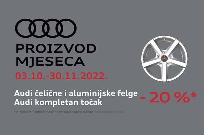Audi proizvod mjeseca 10/11